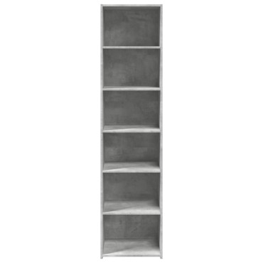 vidaXL Ντουλάπι Γκρι Σκυροδέματος 45x41x185cm Επεξεργασμένο Ξύλο 1 τεμ.