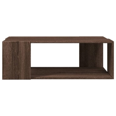 vidaXL Τραπέζι Σαλονιού Καφέ Δρυς 89,5x48x30cm Επεξεργασμένο Ξύλο 1 τεμ.