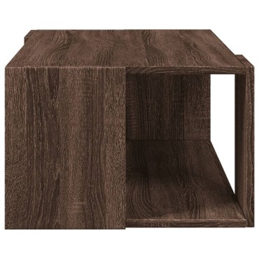 vidaXL Τραπέζι Σαλονιού Καφέ Δρυς 89,5x48x30cm Επεξεργασμένο Ξύλο 1 τεμ.