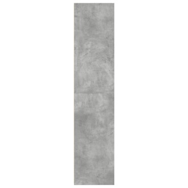 vidaXL Ντουλάπι Γκρι Σκυροδέματος 30x41x185cm από Επεξεργασμένο Ξύλο 1 τεμ.