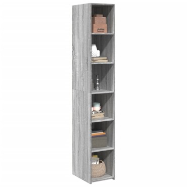 vidaXL Ντουλάπι Γκρι Sonoma 30x41x185cm από Επεξεργασμένο Ξύλο 1 τεμ.