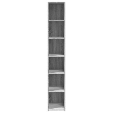 vidaXL Ντουλάπι Γκρι Sonoma 30x41x185cm από Επεξεργασμένο Ξύλο 1 τεμ.
