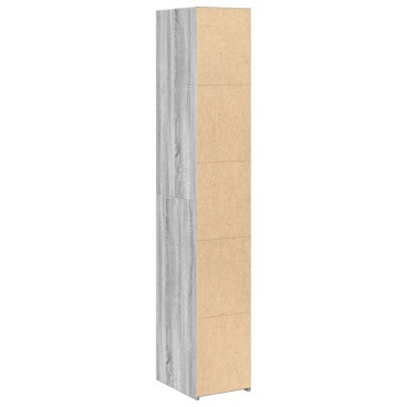 vidaXL Ντουλάπι Γκρι Sonoma 30x41x185cm από Επεξεργασμένο Ξύλο 1 τεμ.