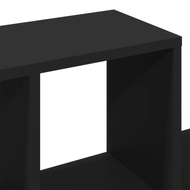 vidaXL Ράφι Τοίχου Μαύρη 100x20x53cm από Επεξεργασμένο Ξύλο 1 τεμ.