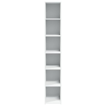 vidaXL Ντουλάπι Λευκό 30x41x185cm από Επεξεργασμένο Ξύλο 1 τεμ.