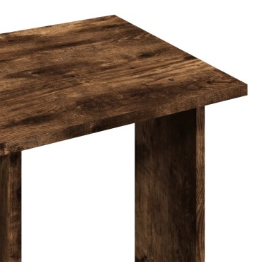 vidaXL Ντουλάπα με Ροδάκια Καπνιστή Δρυς 102x38x110cm από Επεξ. Ξύλο