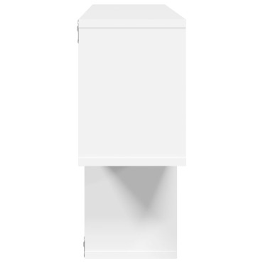 vidaXL Ράφι Τοίχου Λευκό 100x20x53cm από Επεξεργασμένο Ξύλο 1 τεμ.