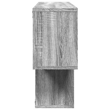 vidaXL Ραφιέρα Τοίχου Γκρι Sonoma 100x20x53cm Επεξεργασμένο Ξύλο 1 τεμ.