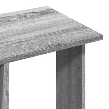 vidaXL Ντουλάπα με Ροδάκια Γκρι Sonoma 102x38x110cm από Επεξ. Ξύλο
