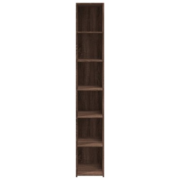 vidaXL Ντουλάπι Καφέ Δρυς 30x41x185cm από Επεξεργασμένο Ξύλο 1 τεμ.