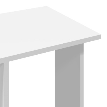vidaXL Ντουλάπα με Ροδάκια Λευκή 102x38x110cm από Επεξεργασμένο Ξύλο