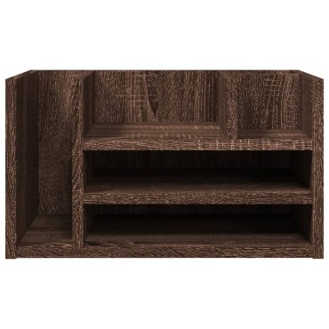 vidaXL Έπιπλο Οργάνωσης Γραφείου Καφέ Δρυς 44,5x24x25 εκ Επεξ. Ξύλο