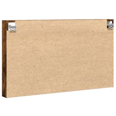 vidaXL Βιτρίνα Καπνιστή Δρυς 100x8,5x58cm από Επεξεργασμένο Ξύλο