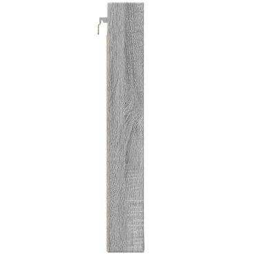 vidaXL Βιτρίνα Γκρι Sonoma 100x8,5x58cm από Επεξεργασμένο Ξύλο
