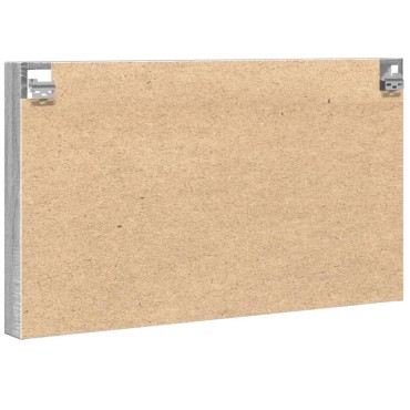vidaXL Βιτρίνα Γκρι Sonoma 100x8,5x58cm από Επεξεργασμένο Ξύλο