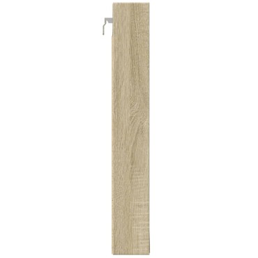 vidaXL Βιτρίνα Χρώμα Sonoma Δρυς 100x8,5x58cm από Επεξεργασμένο Ξύλο