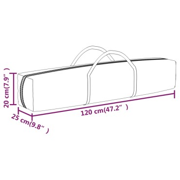 vidaXL Τέντα Εκδηλώσεων Πτυσσόμενη Λευκή 2 x 2 μ.