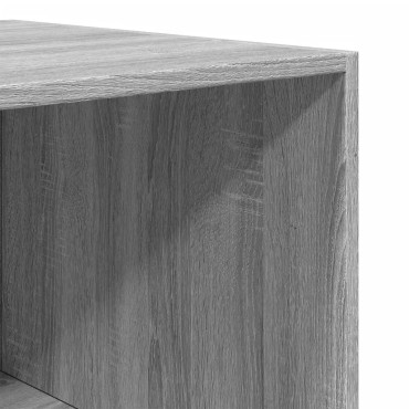 vidaXL Ντουλάπα Γκρι Sonoma 100x50x200cm από Επεξεργασμένο Ξύλο 1 τεμ.