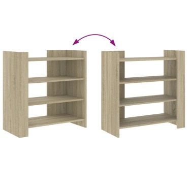vidaXL Ντουλάπι Sonoma Δρυς 73,5x35x75cm από Επεξεργασμένο Ξύλο 1 τεμ.