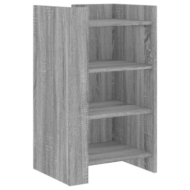 vidaXL Ραφιέρα Γκρι Sonoma 45x35x75cm από Επεξεργασμένο Ξύλο 1 τεμ.