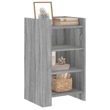 vidaXL Ραφιέρα Γκρι Sonoma 45x35x75cm από Επεξεργασμένο Ξύλο 1 τεμ.