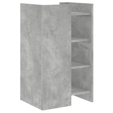 vidaXL Συρταριέρα Γκρι Σκυροδ. 45x35x75cm από Επεξεργασμένο Ξύλο 1 τεμ.