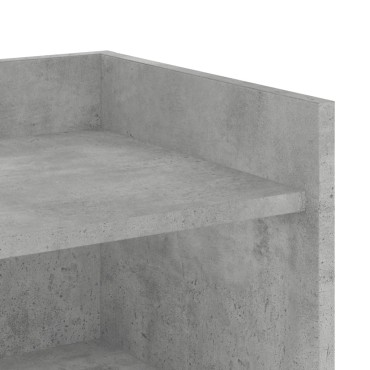 vidaXL Συρταριέρα Γκρι Σκυροδ. 45x35x75cm από Επεξεργασμένο Ξύλο 1 τεμ.