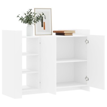 vidaXL Μπουφές Λευκή 100x35x75cm από Επεξεργασμένο Ξύλο 1 τεμ.