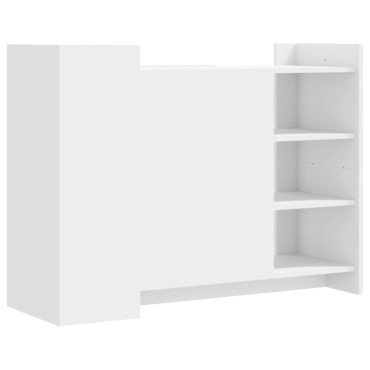 vidaXL Μπουφές Λευκή 100x35x75cm από Επεξεργασμένο Ξύλο 1 τεμ.