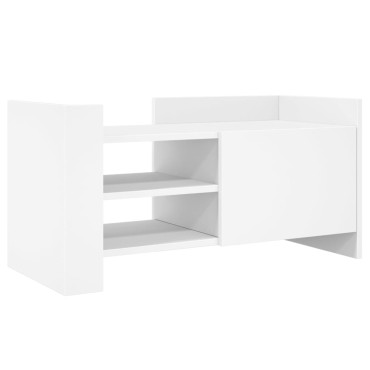 vidaXL Έπιπλο Τηλεόρασης Λευκό 80x35x40cm Επεξεργασμένο Ξύλο