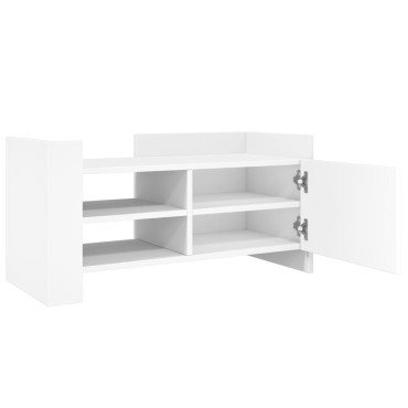 vidaXL Έπιπλο Τηλεόρασης Λευκό 80x35x40cm Επεξεργασμένο Ξύλο
