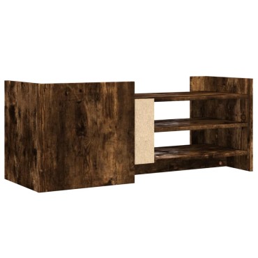 vidaXL Έπιπλο Τηλεόρασης Καπνιστή Δρυς 100x35x40cm Επεξ. Ξύλο
