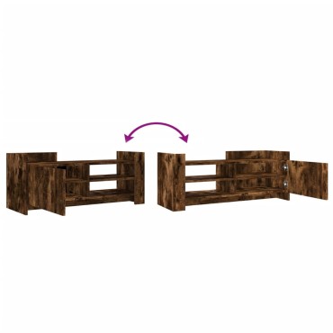 vidaXL Έπιπλο Τηλεόρασης Καπνιστή Δρυς 100x35x40cm Επεξ. Ξύλο