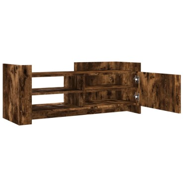 vidaXL Έπιπλο Τηλεόρασης Καπνιστή Δρυς 100x35x40cm Επεξ. Ξύλο