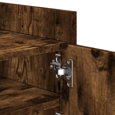 vidaXL Έπιπλο Τηλεόρασης Καπνιστή Δρυς 100x35x40cm Επεξ. Ξύλο