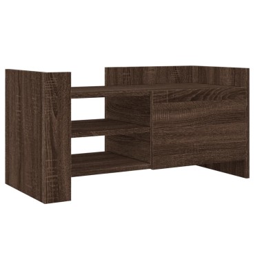 vidaXL Έπιπλο Τηλεόρασης Καφέ Δρυς 80x35x40cm από Επεξεργ. Ξύλο
