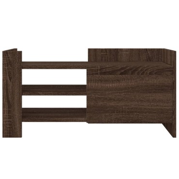 vidaXL Έπιπλο Τηλεόρασης Καφέ Δρυς 80x35x40cm από Επεξεργ. Ξύλο