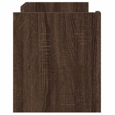 vidaXL Έπιπλο Τηλεόρασης Καφέ Δρυς 80x35x40cm από Επεξεργ. Ξύλο