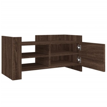 vidaXL Έπιπλο Τηλεόρασης Καφέ Δρυς 80x35x40cm από Επεξεργ. Ξύλο
