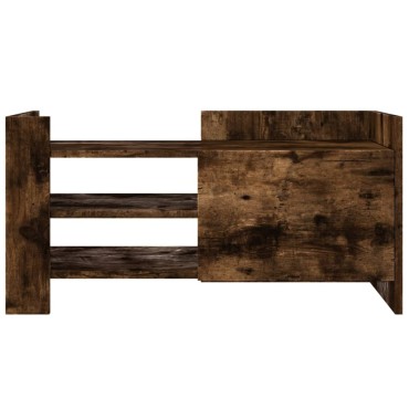 vidaXL Έπιπλο Τηλεόρασης Καπνιστή Δρυς 80x35x40cm Επεξ. Ξύλο