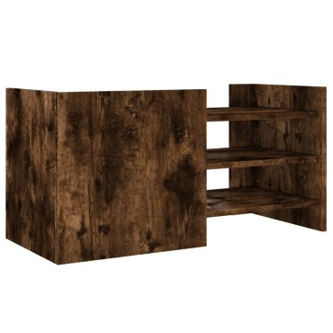 vidaXL Έπιπλο Τηλεόρασης Καπνιστή Δρυς 80x35x40cm Επεξ. Ξύλο