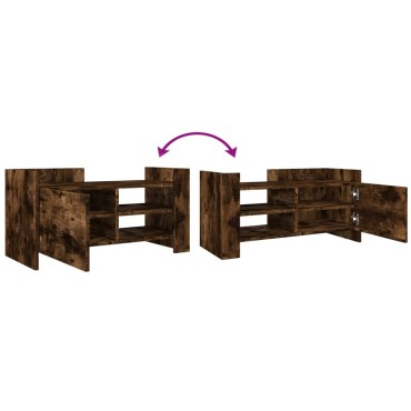 vidaXL Έπιπλο Τηλεόρασης Καπνιστή Δρυς 80x35x40cm Επεξ. Ξύλο
