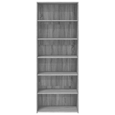 vidaXL Ντουλάπι Γκρι Sonoma 70x41x185cm Επεξεργασμένο Ξύλο 1 τεμ.