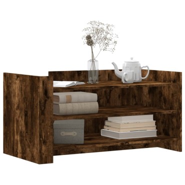 vidaXL Τραπεζάκι Σαλονιού Sonoma Δρυς 100x50x50cm Επεξεργ. Ξύλο 1 τεμ.