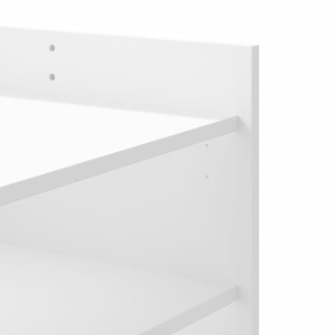vidaXL Τραπεζάκι Σαλονιού Λευκό 100x50x50cm Επεξεργασμένο Ξύλο 1 τεμ.