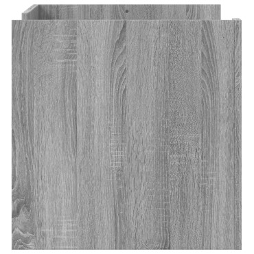 vidaXL Τραπεζάκι Σαλονιού Γκρι Sonoma 80x50x50cm Επεξεργασμένο Ξύλο 1 τεμ.