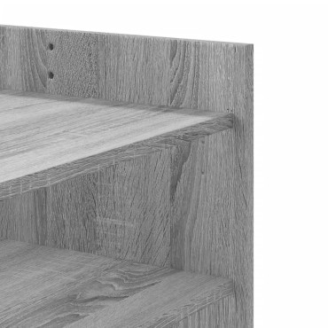 vidaXL Τραπεζάκι Σαλονιού Γκρι Sonoma 80x50x50cm Επεξεργασμένο Ξύλο 1 τεμ.