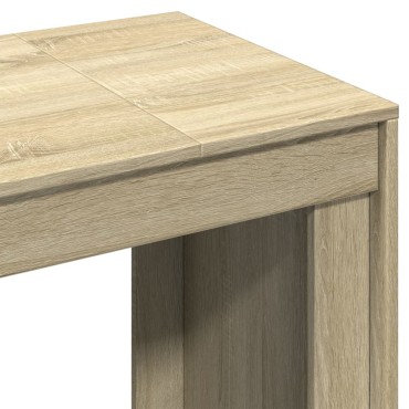 vidaXL Γραφείο Sonoma Δρυς 123,5x73,5x75cm από Επεξεργασμένο Ξύλο 1 τεμ.