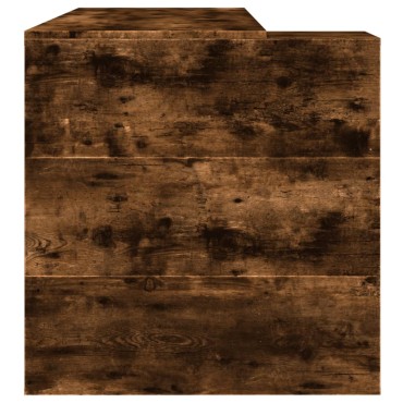 vidaXL Γραφείο Καπνιστή Δρυς 123,5x73,5x75cm από Επεξεργασμένο Ξύλο 1 τεμ.