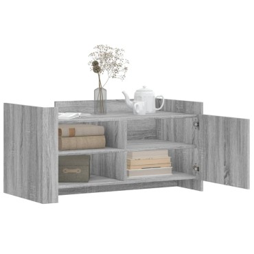 vidaXL Τραπεζάκι Σαλονιού Γκρι Sonoma 100x50x50cm Επεξεργασμένο Ξύλο 1 τεμ.